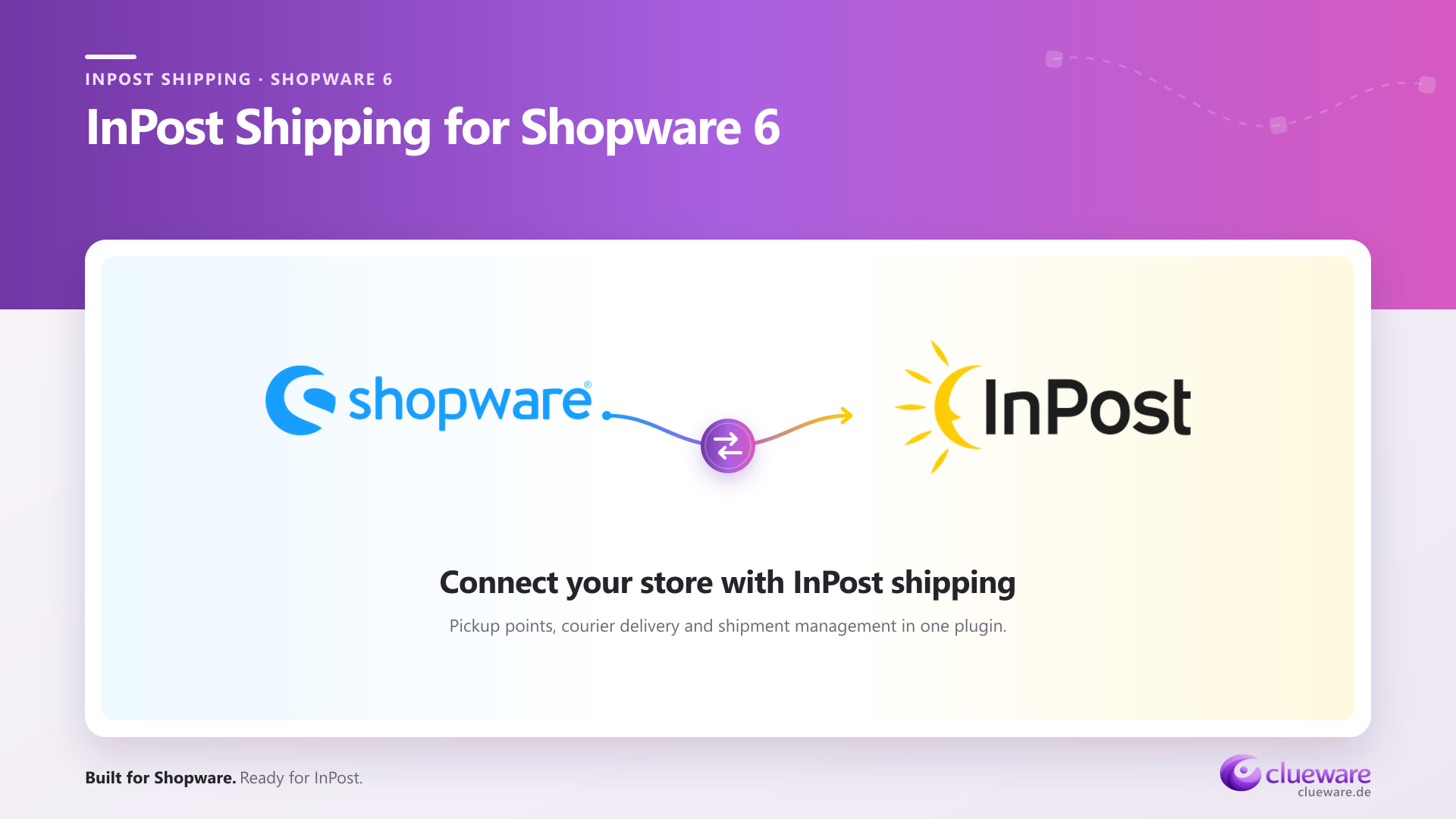InPost-Versandintegration für Shopware 6 von Clueware